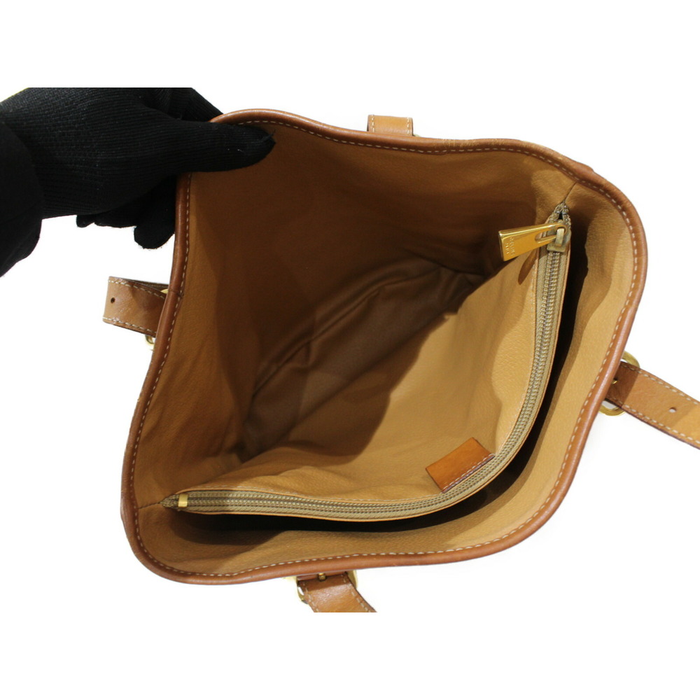 Celine Macadam Leather Tote Bag Brown - Picture 7 of 7
